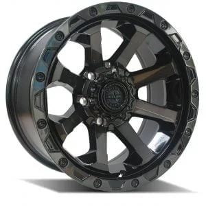 AMERICAN OUTLAW Capone Gloss Black / Tinted Face