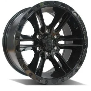 AMERICAN OUTLAW Railcar 6 Gloss Black / Tinted Lip