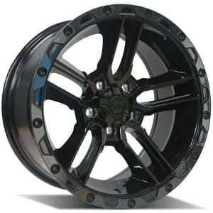 AMERICAN OUTLAW Railcar 5 Gloss Black / Tinted Lip